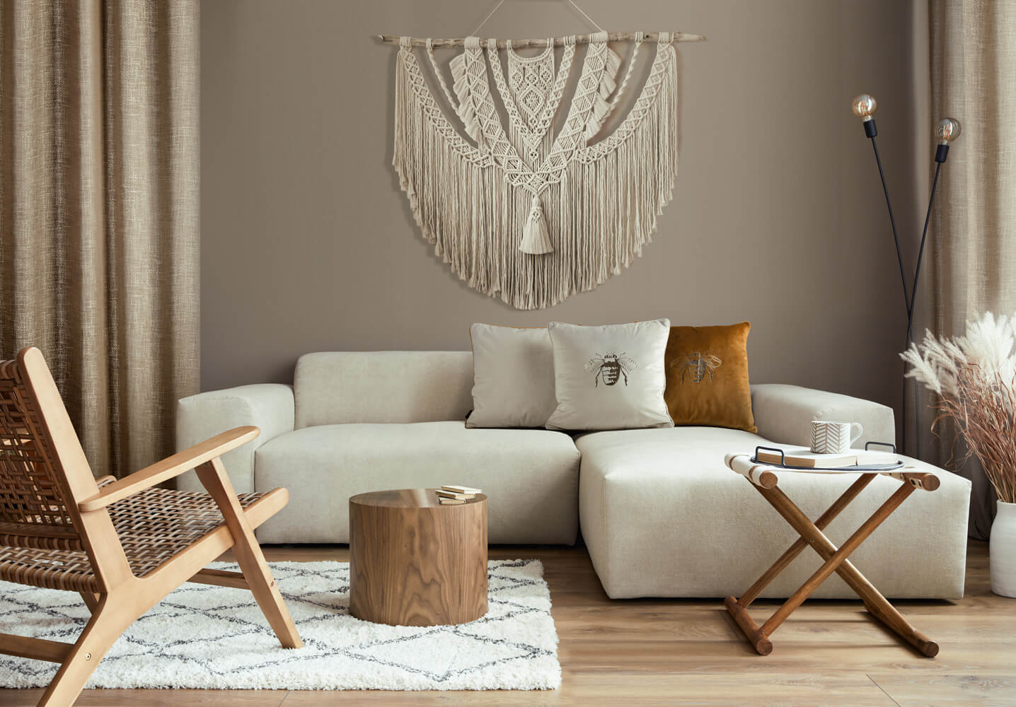 Styl boho - makramy