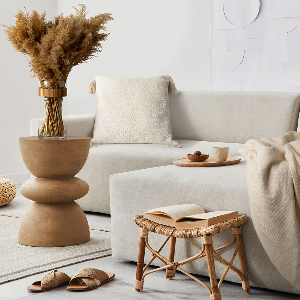 salon boho stolik