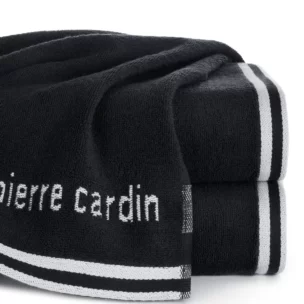 Ręcznik do rąk 30x50 cm bawełniany kolor czarny z kolekcji Pierre Cardin