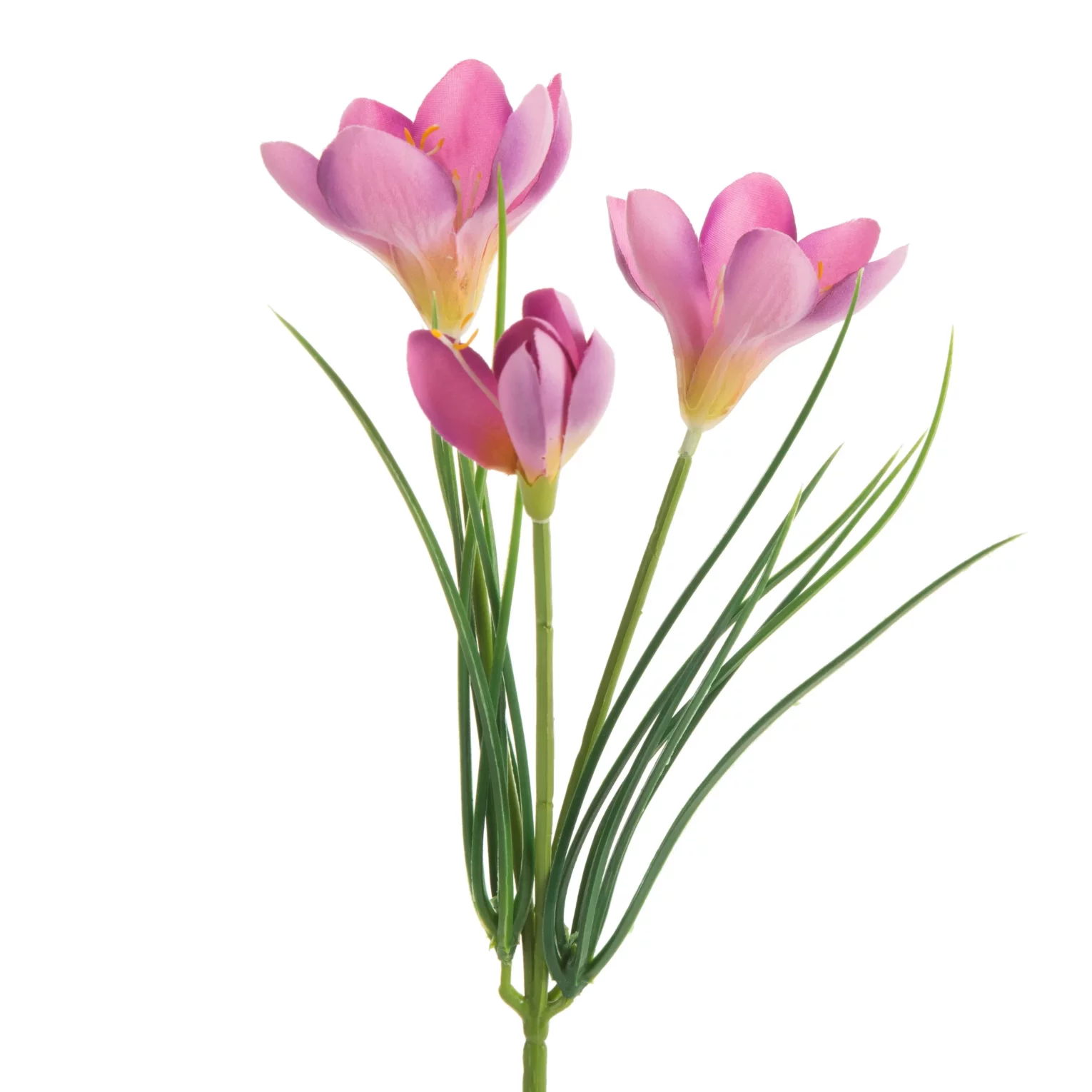 Kwiat sztuczny krokus różowy 30 cm