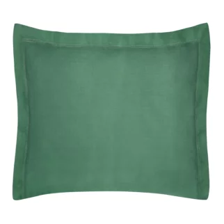 Poszewka na poduszkę 70x80 cm bawełniana butelkowa zieleń z satynowym połyskiem NOVA COLOUR