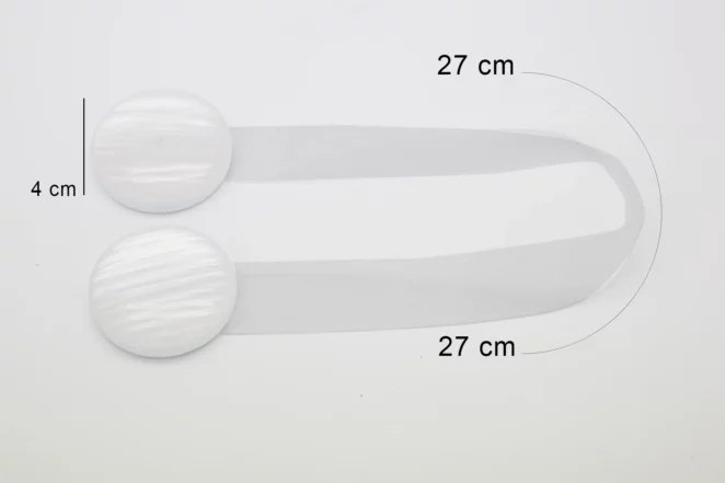 Zestaw 2 sztuk upinaczy do zasłon dekoracyjnych z magnesem