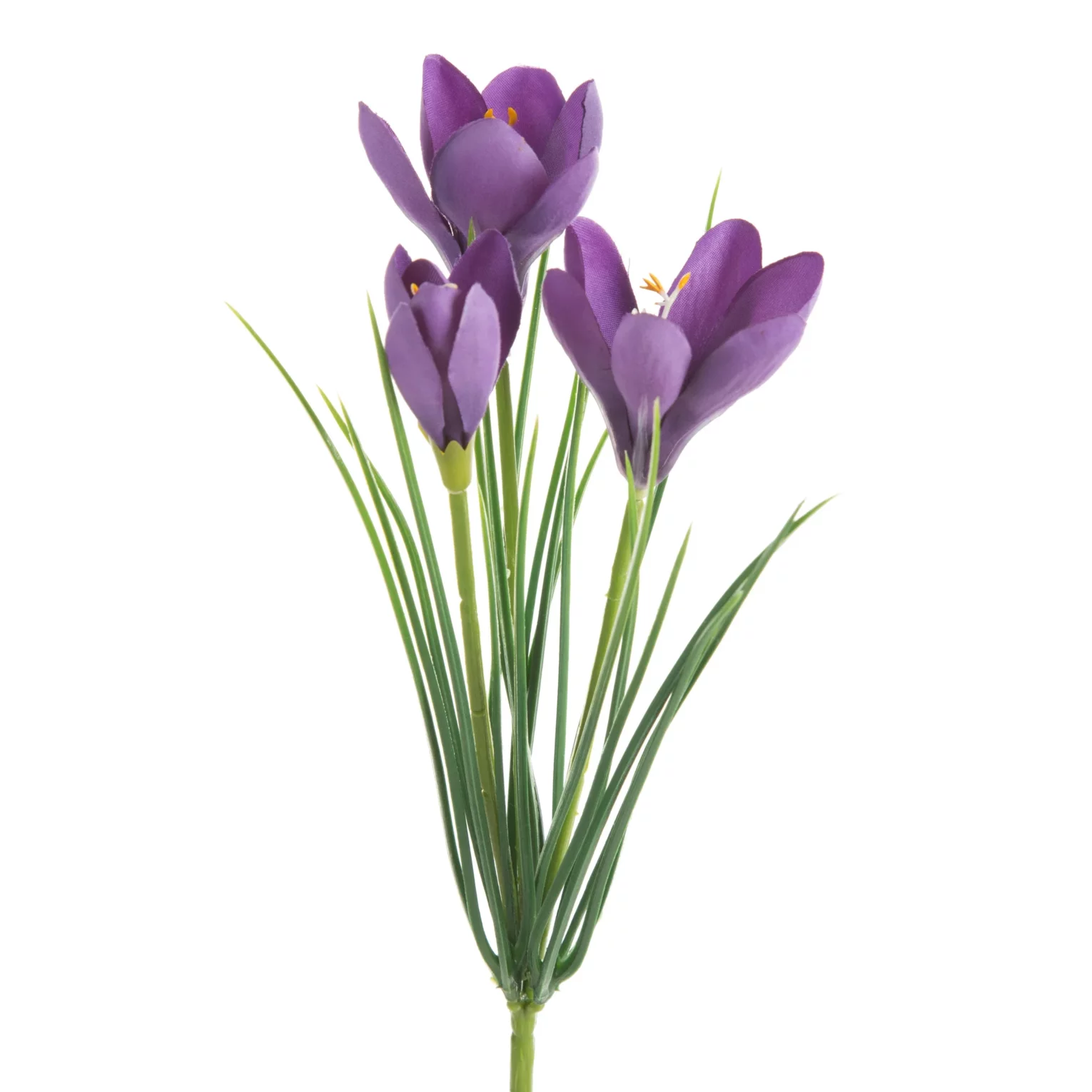 Kwiat sztuczny krokus fioletowy 30 cm