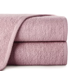 Ręcznik do rąk 30x50 cm bawełniany kolor jasnoróżowy 500 g/m2 GŁADKI 2