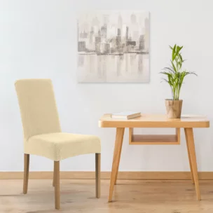 Pokrowiec na krzesło o strukturze kratki nie wchłaniający wilgoci Design 91