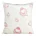 Poszewka na poduszkę 45x45 cm welwetowa, biało różowa z motywem baranków KIDS 4 DESIGN 91