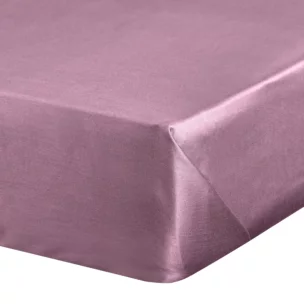Prześcieradło bez gumki 220x210 cm z satyny bawełnianej kolor ciemnoróżowy 125 g/m2 DINA Diva Line