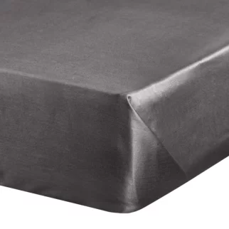 Prześcieradło bez gumki 160x210 cm z satyny bawełnianej kolor stalowy 125 g/m2 DINA Diva Line