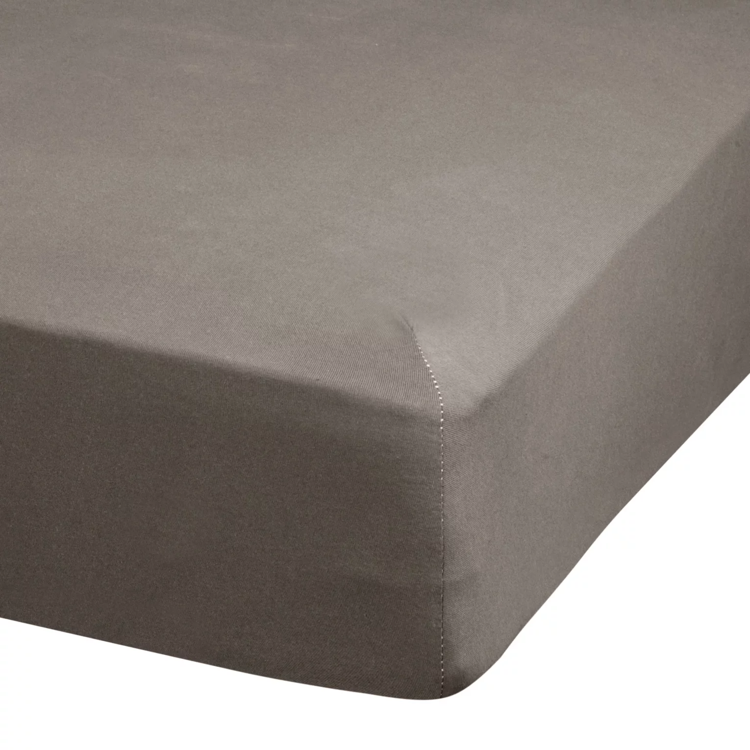 Prześcieradło jersey z gumką 220x200 cm z bawełny kolor grafitowy 140 g/m2 ADELA