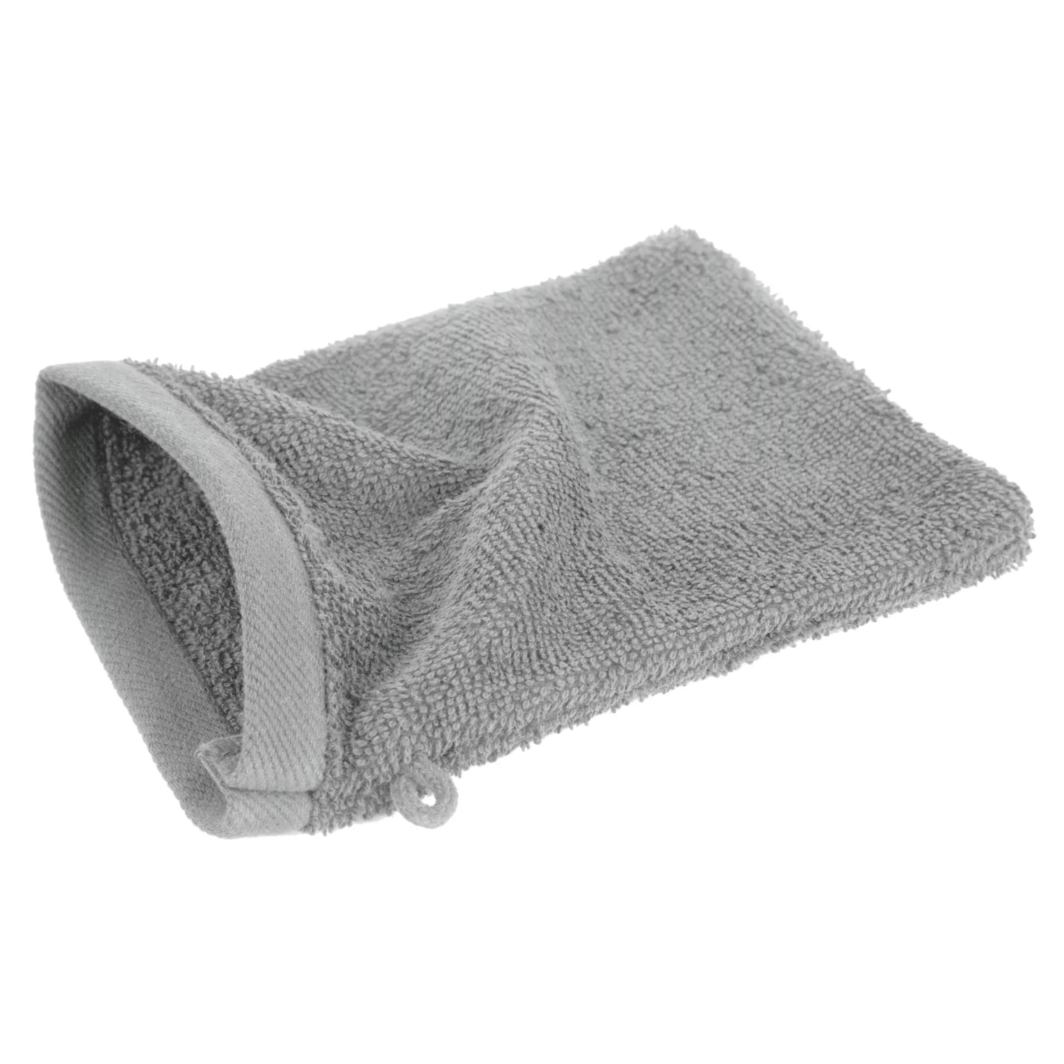Myjka do kąpieli 16x21 cm bawełniana kolor stalowy 500 g/m2 GŁADKI 2