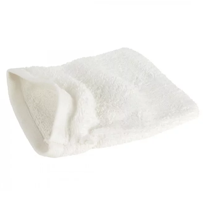 Myjka do kąpieli 16x21 cm bawełniana kolor kremowy 500 g/m2 GŁADKI 2