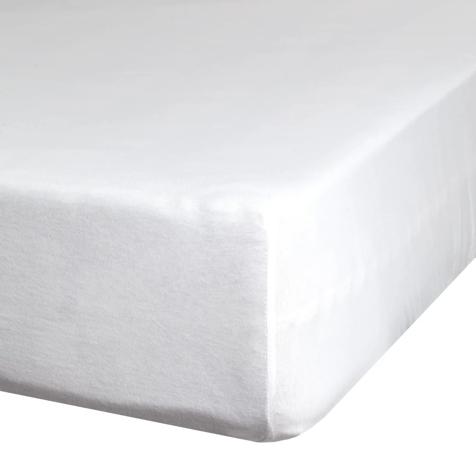 Prześcieradło jersey z gumką 160x200 cm z bawełny kolor kremowy 190 g/m2 Eurofirany Premium