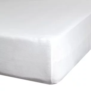 Prześcieradło jersey z gumką 220x200 cm z bawełny kolor kremowy 190 g/m2 Eurofirany Premium