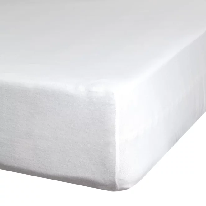 Prześcieradło jersey z gumką 240x220 cm z bawełny kolor kremowy 190 g/m2 Eurofirany Premium