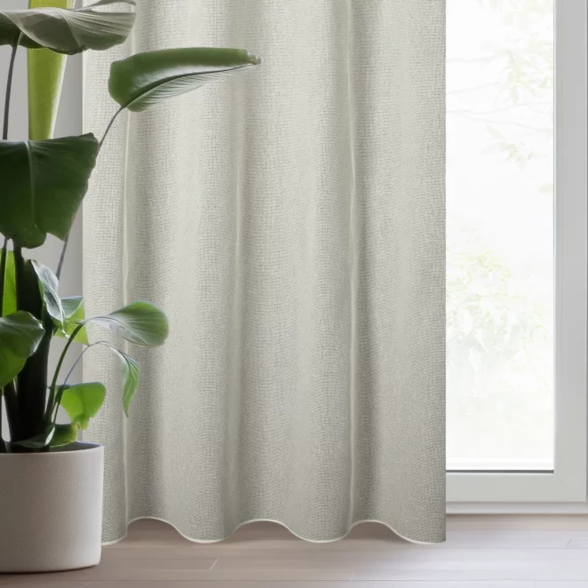 Firana naturalna z drobnej matowej siateczki 140x250 cm przelotka DARLA