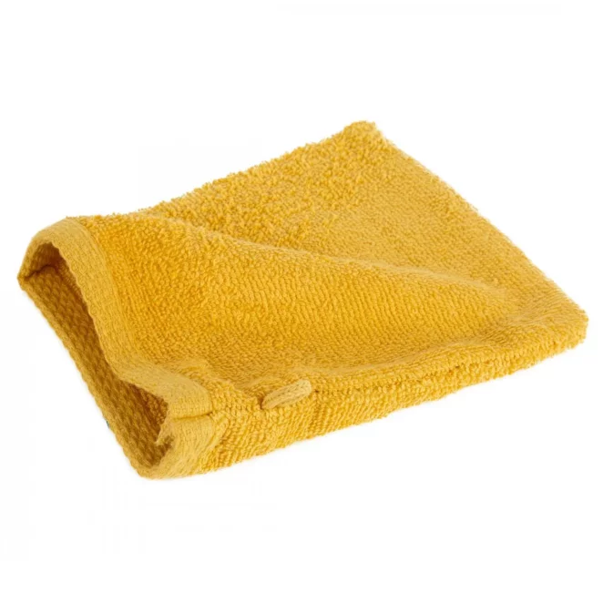 Myjka do kąpieli  16x21 cm bawełniany kolor musztardowy 400 g/m2 GŁADKI 1