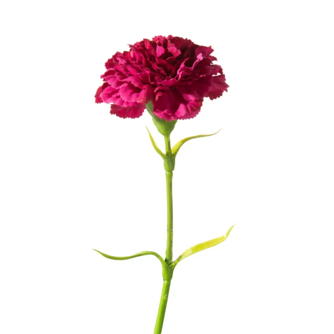 Kwiat sztuczny goździk amarantowy 40 cm