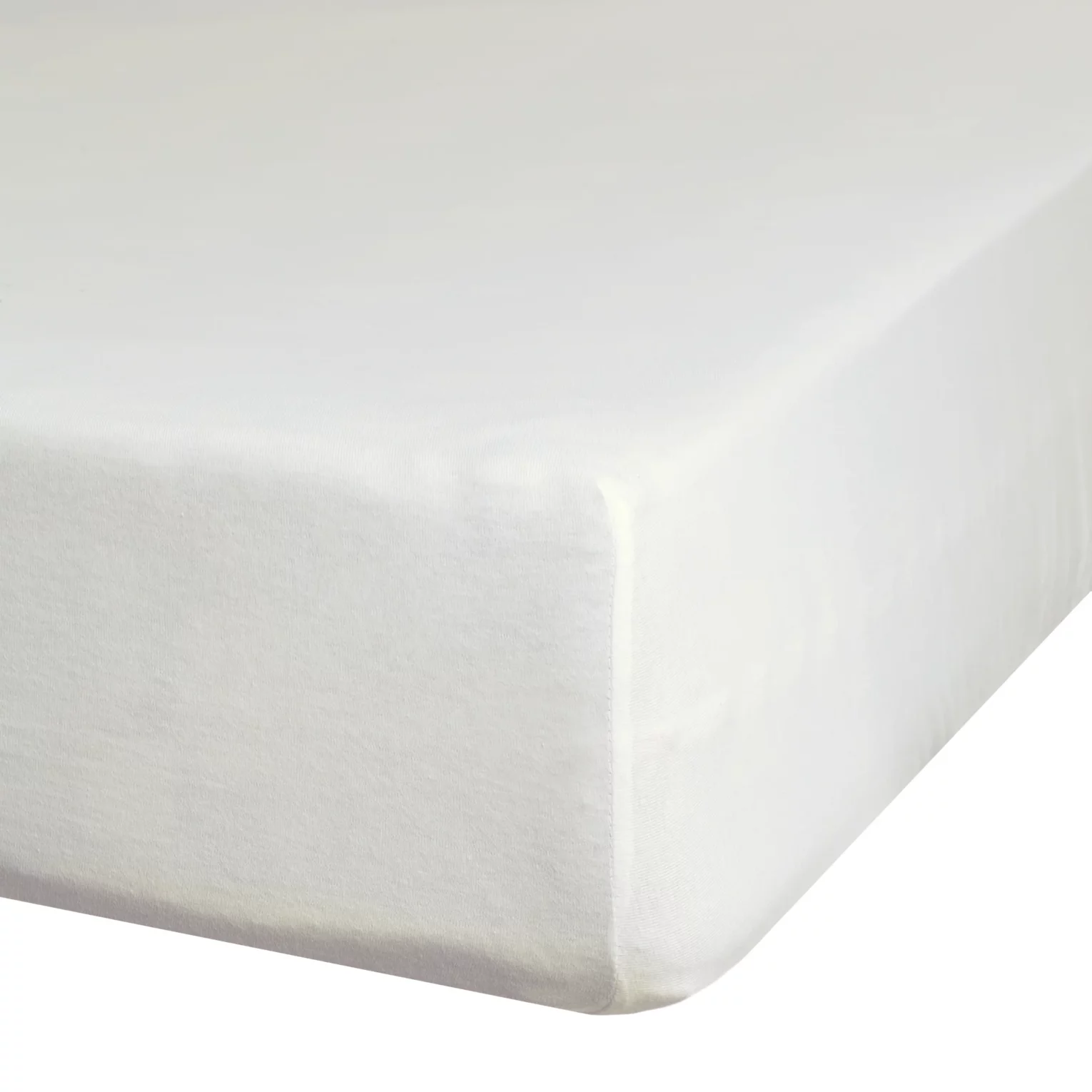 Prześcieradło jersey z gumką 120x200 cm z bawełny kolor kremowy 125 g/m2 Design 91