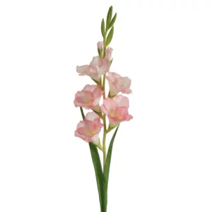 Kwiat sztuczny mieczyk jasnoróżowy 85 cm