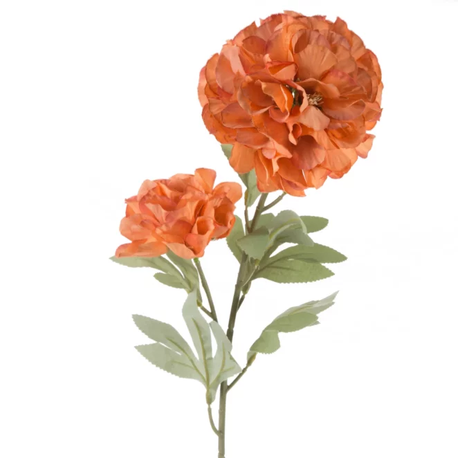 Kwiat sztuczny pomarańczowy 77 cm