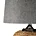 Lampa stołowa do pokoju stalowo, beżowa  w stylu boho z plecioną podstawą i matowym abażurem 38 x 78 cm PATI