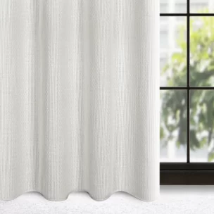 Zasłona biała w stylu eko 140x250 cm przelotka - MADISON