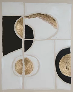 Obraz abstrakcja biało, czarny ręcznie malowany na płótnie 80x100 cm