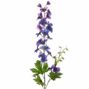 Kwiat sztuczny niebiesko, fioletowy 80 cm