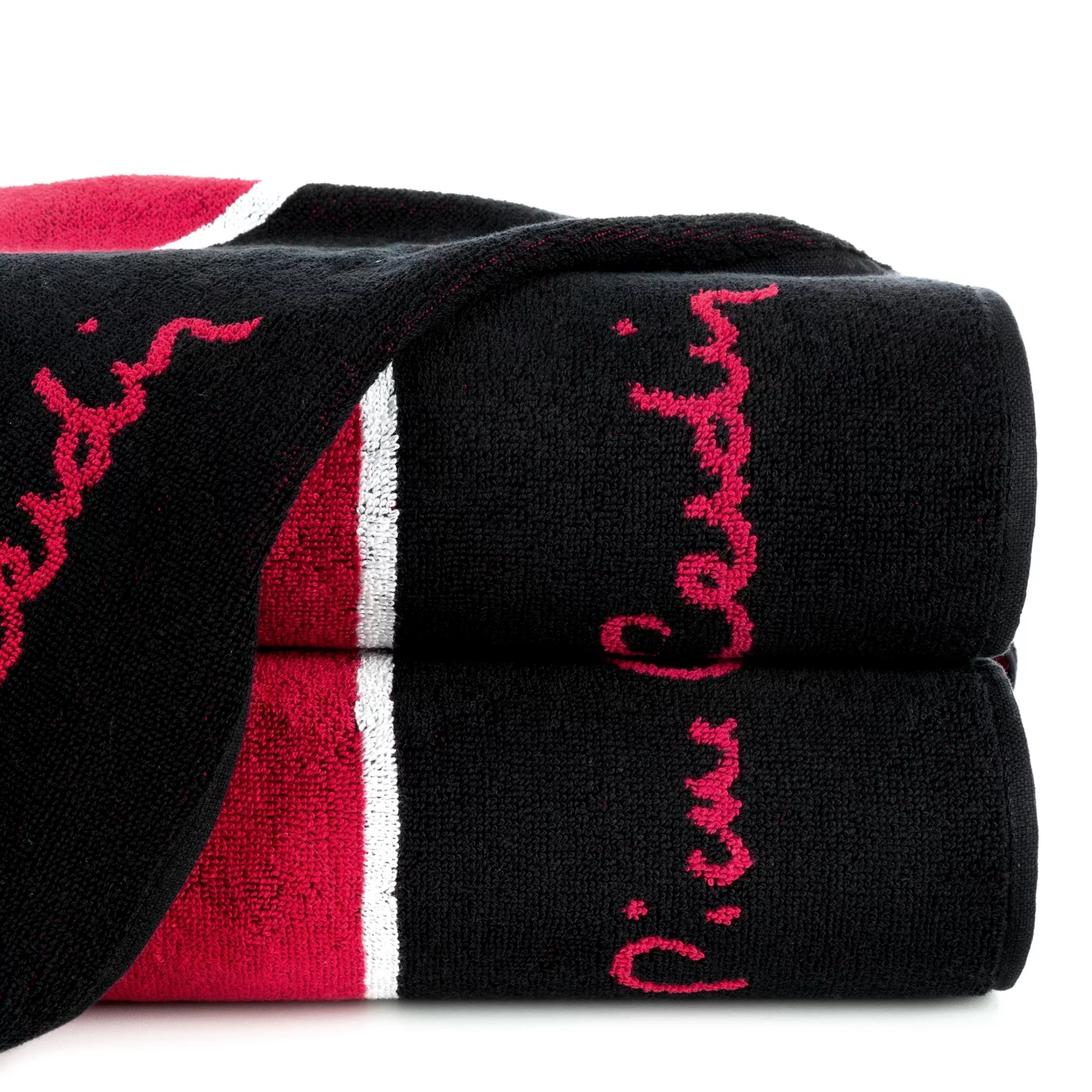 Ręcznik kąpielowy 50x90 cm bawełniany kolor czerwony 450 g/m2 LUCA Pierre Cardin