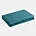 Prześcieradło gładkie z gumką 100x200 cm z satyny bawełnianej kolor turkusowy 125 g/m2 NOVA 3