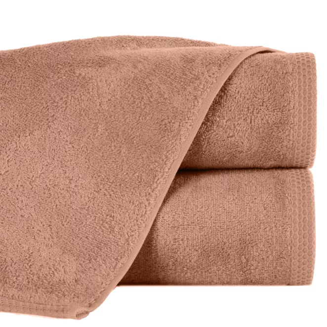 Ręcznik kąpielowy 50X90 cm bawełniany kolor pudrowy 500 g/m2 HARMONY