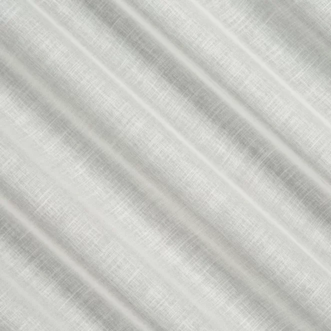 R209/6 Firana szyta na taśmie 5 cm naturalna z delikatnej etaminy wykończonej obciążnikiem