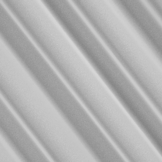 E32/1 Firana szyta na taśmie 5 cm biała z delikatnej, miękkiej żorżety o wyraźnym splocie, wykończona obciążnikiem