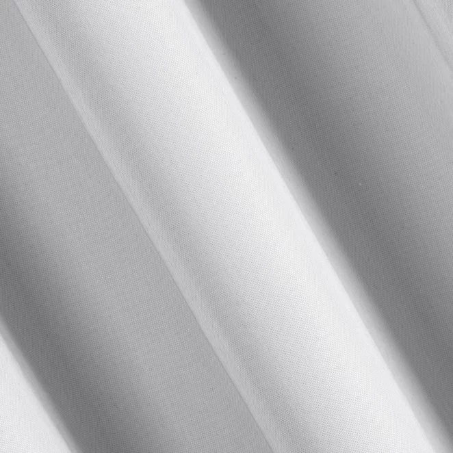 R160/5 Firana szyta na taśmie 5 cm LUMIERE srebrna Z MATOWEJ, MIĘKKIEJ TKANINY O GĘSTYM SPLOCIE