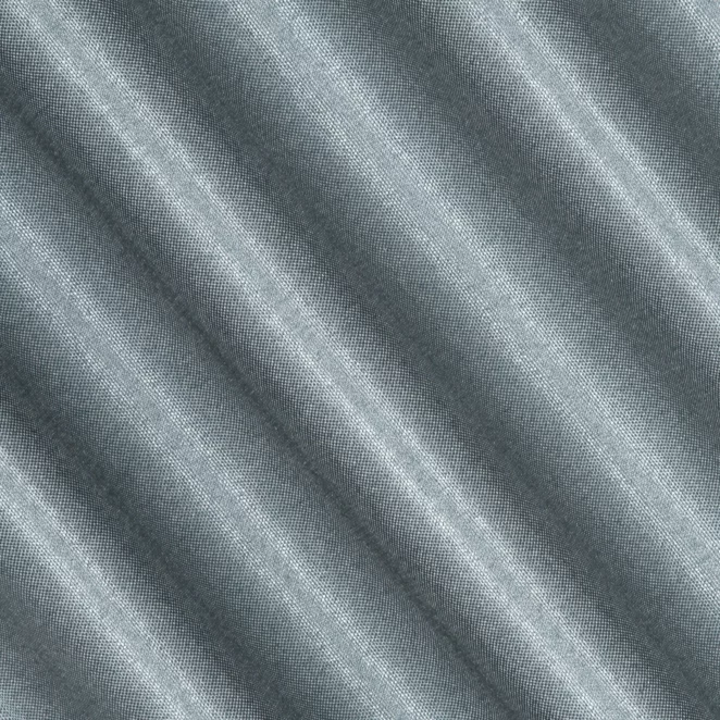 P239/5 Zasłona szyta na taśmie 5 cm niebieska z gładkiej, zaciemniającej tkaniny z wyraźnym splotem