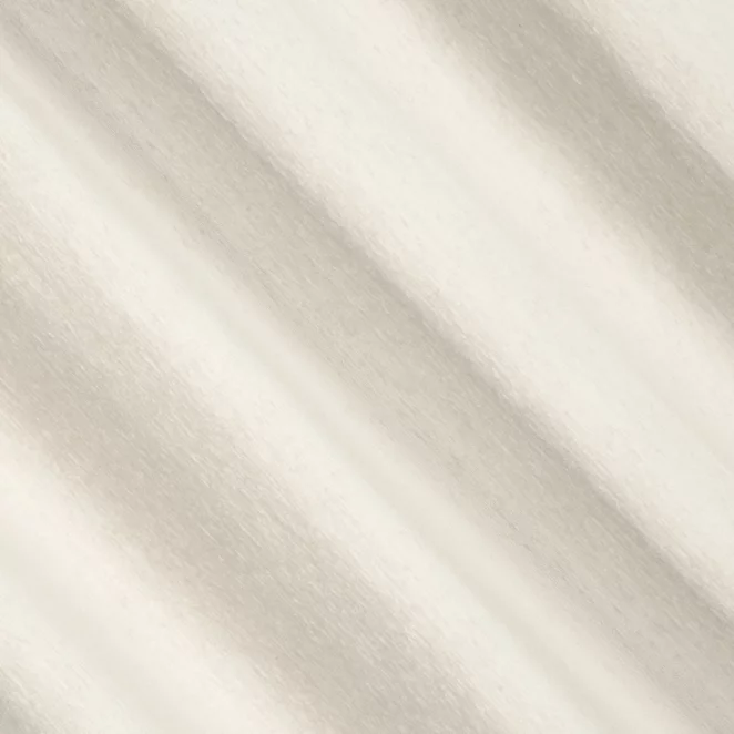 E107/6 Zasłona szyta na taśmie 5 cm kremowa z miękkiej szenilowej tkaniny z efektem melanżu