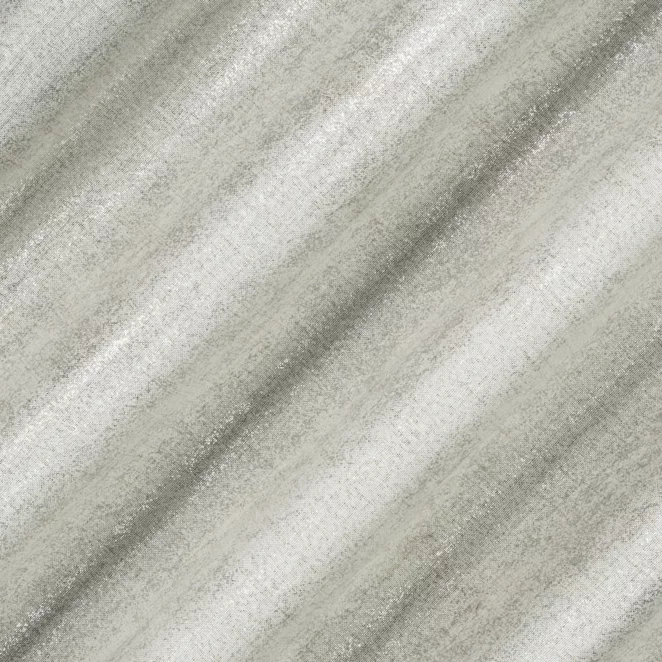 P273/2 Zasłona szyta na taśmie 5 cm naturalno srebrna tkanina o naturalnym splocie z delikatnym połyskiem
