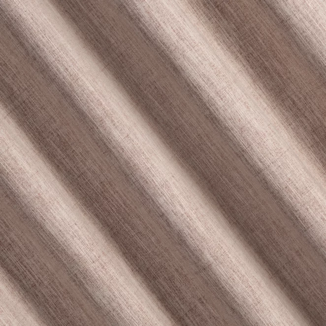 R225/17 Zasłona szyta na taśmie 5 cm wrzosowa z tkaniny o naturalnym splocie z efektem melanżu