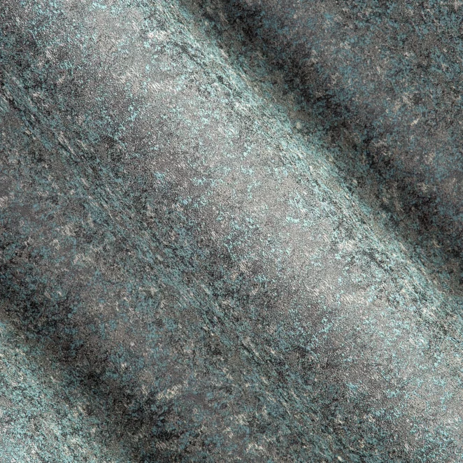 P235/1 Zasłona szyta na taśmie 5 cm DORIANA srebrna z tkaniny o dwukolorowym nieregularnym wzorze